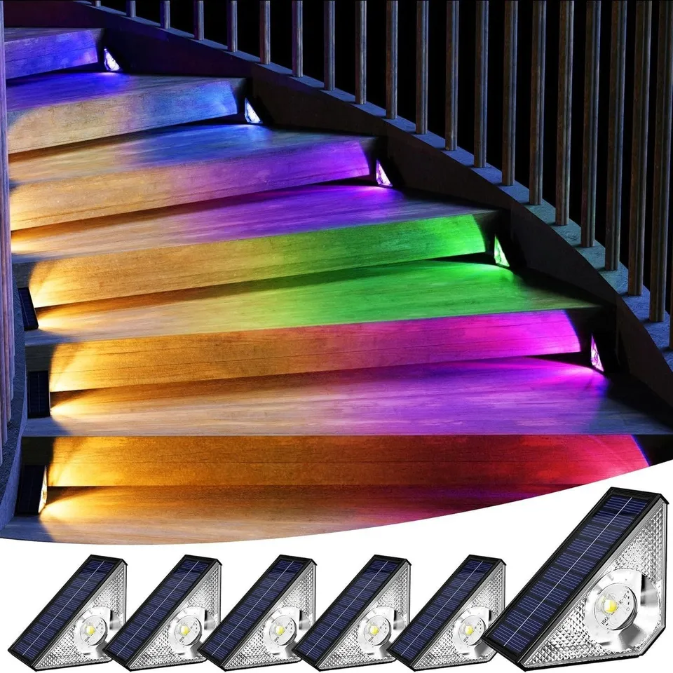 quntis-led-solar-lights-treppenleuchte-rgbww-4er-pack-ip65 image 1