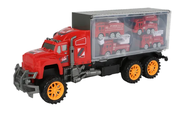 vivitar-spielzeug-baufahrzeug-set-truck-4-autos-zubeh-r image 1