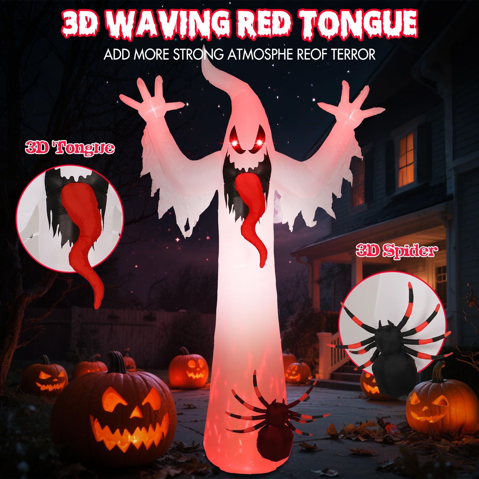 quntis-halloween-lights-aufblasbarer-geist-12ft-mit-spinne-led image 6