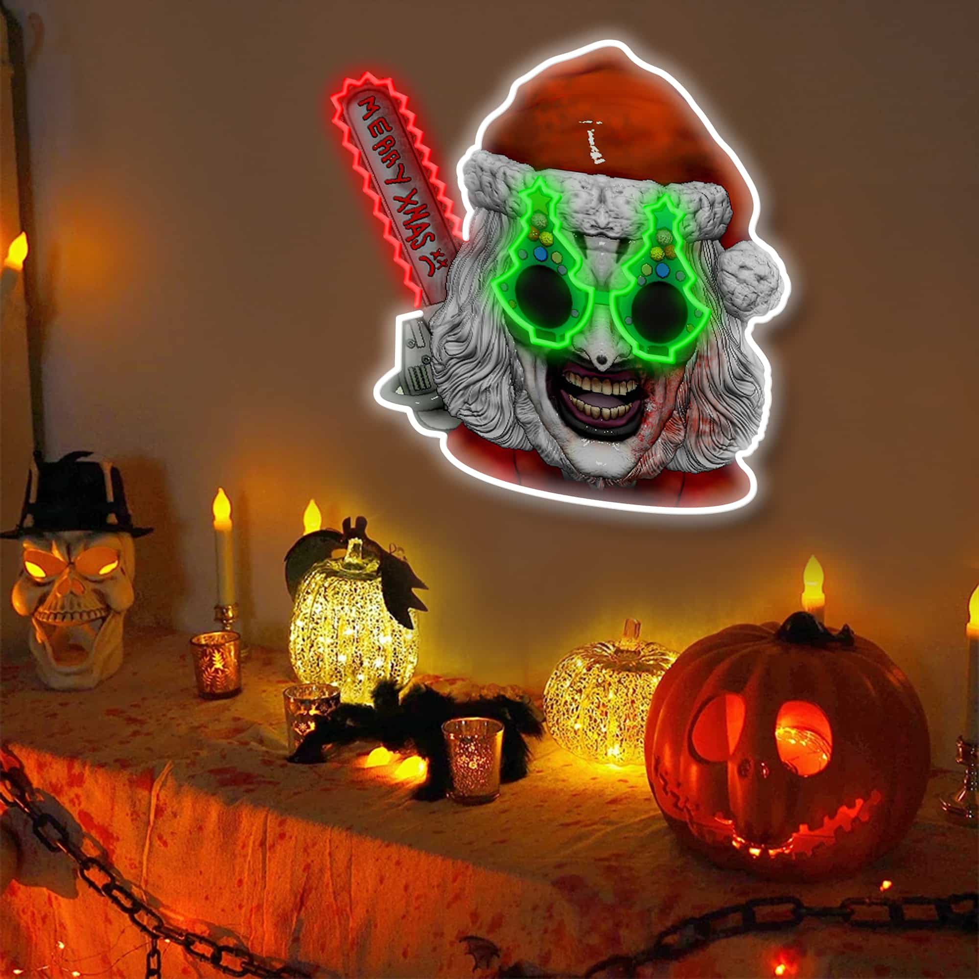 quntis-xmas-lights-terrifier-neonschild-40cm-art-the-clown image 2