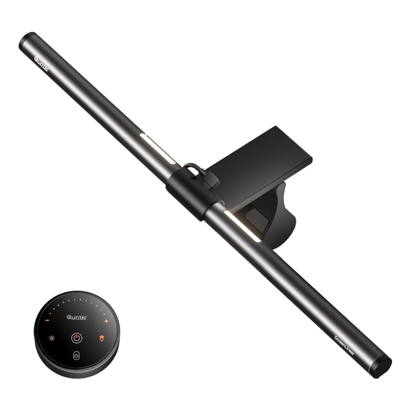 quntis-glow-monitorlampe-41-cm-grau-mit-fernbedienung-dimmbar image 1