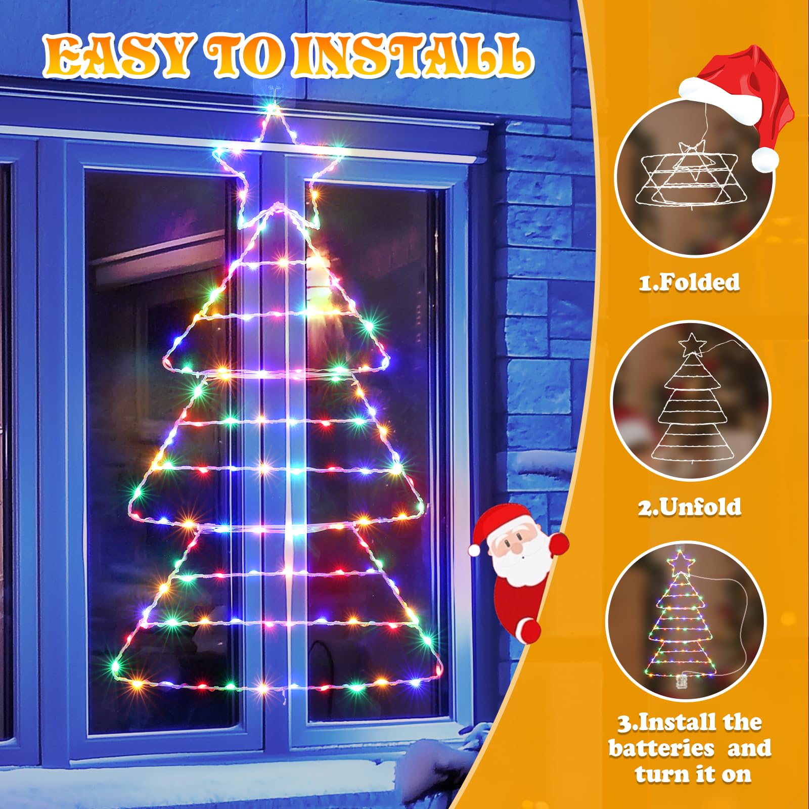 quntis-xmas-lights-tannenbaum-fensterlicht-bunt-faltbar-batterie image 7