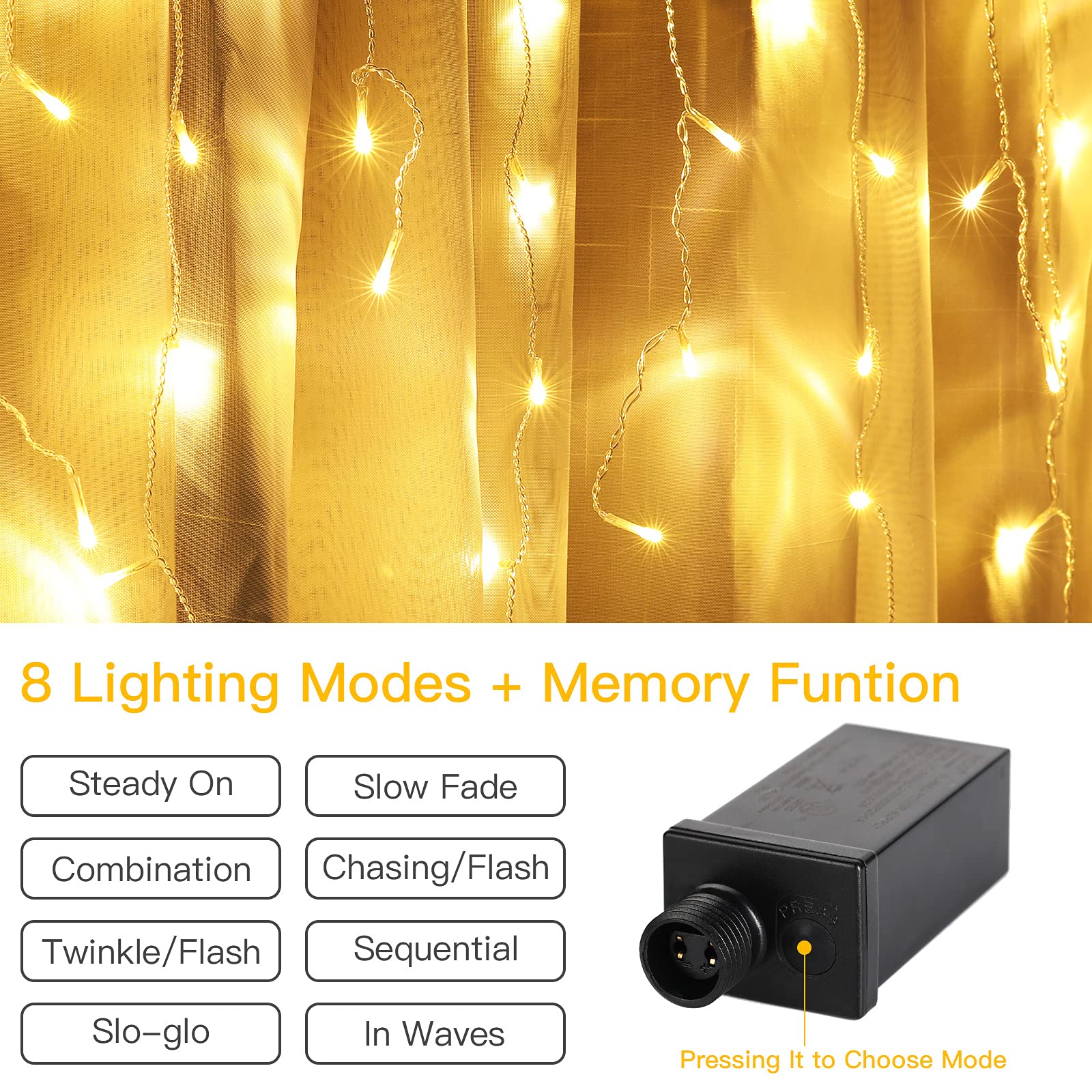 quntis-xmas-lights-eiszapfen-lichterkette-400-led-warmwei image 6