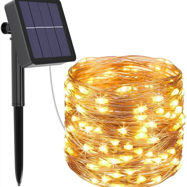quntis-xmas-lights-solar-lichterkette-warmwei-10m-100-leds image 1