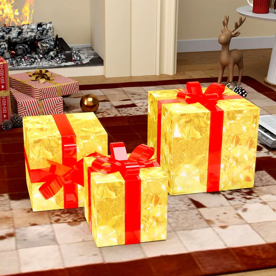 quntis-xmas-lights-geschenkboxen-3er-set-60-led-warmwei image 1