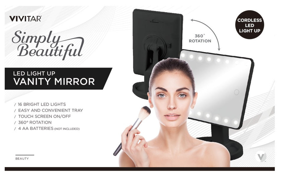 vivitar-beauty-led-schminkspiegel-schwarz-360-16-leds image 7