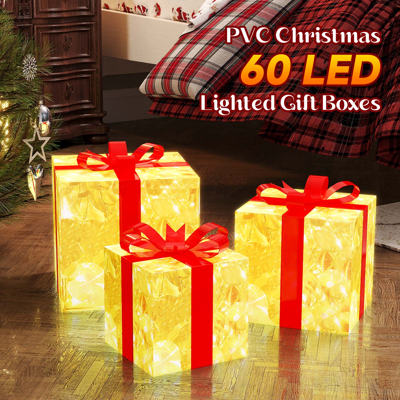 quntis-xmas-lights-geschenkboxen-3er-set-60-led-warmwei image 2