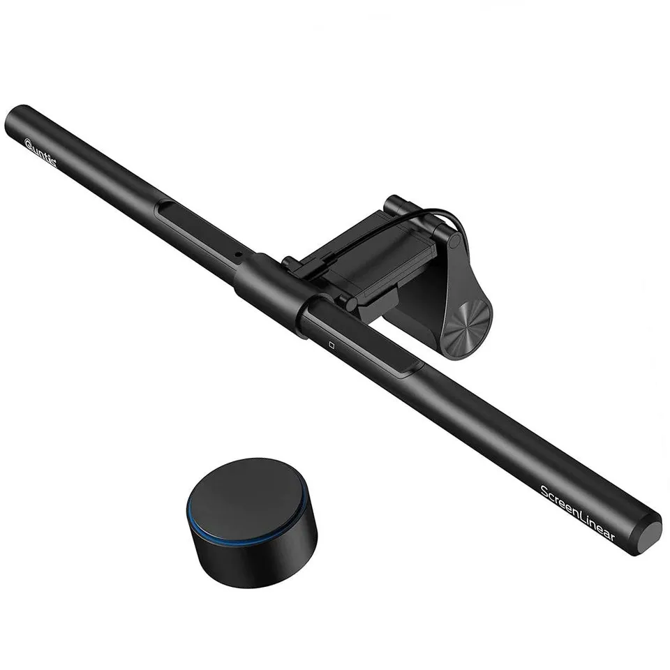 quntis-focus-monitor-light-bar-51-cm-schwarz-mit-fernbedienung-blendfrei image 1
