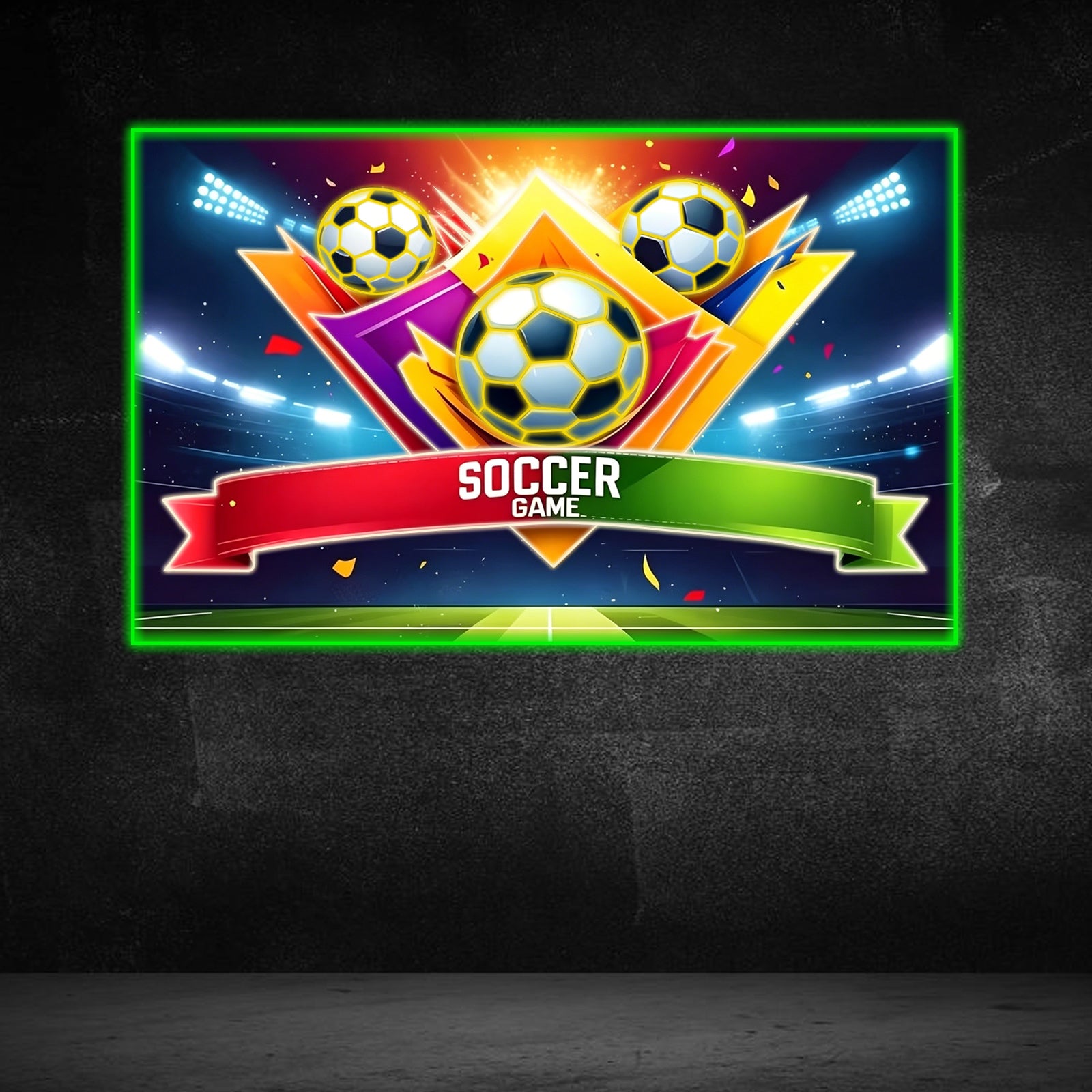 quntis-neon-signs-world-cup-fu-ball-neonschild-40-zoll-led image 1