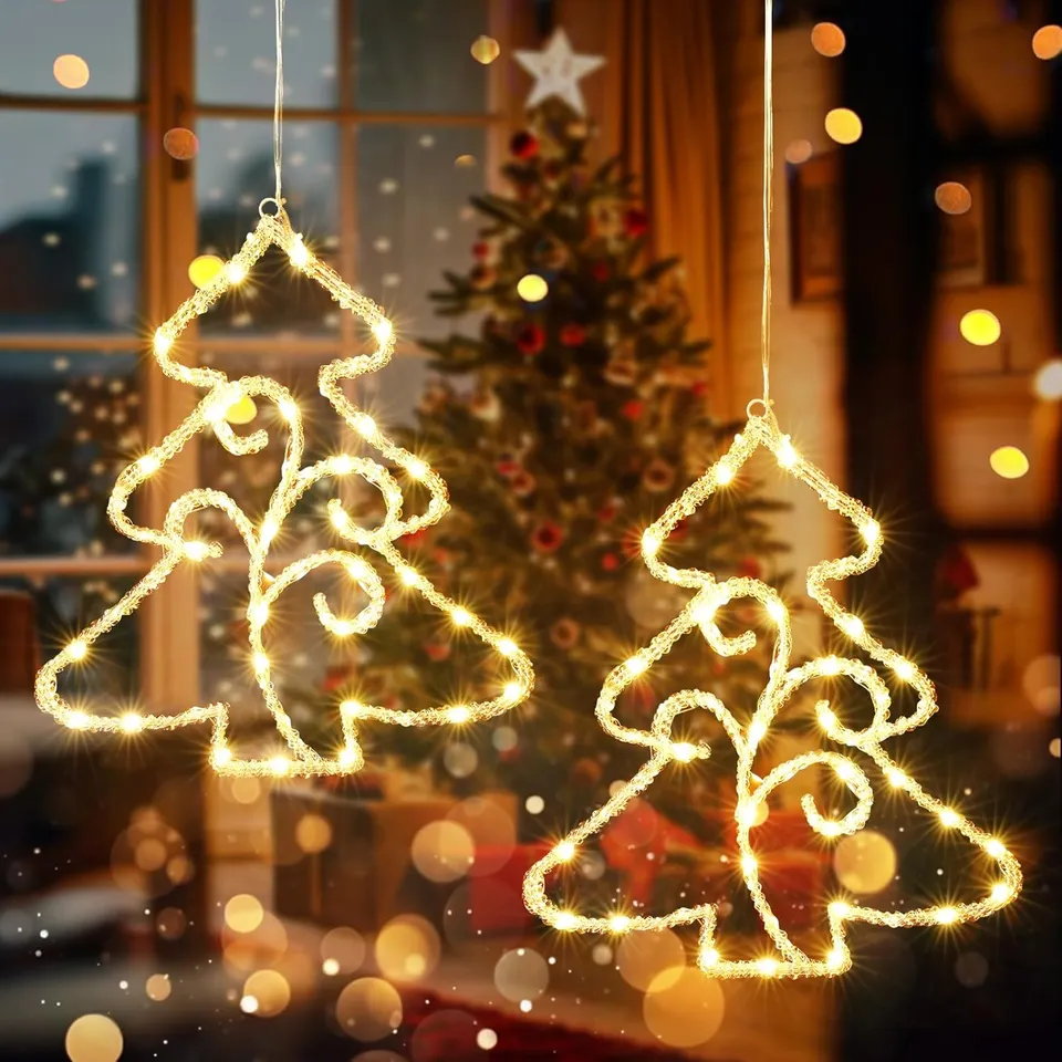 quntis-xmas-lights-fenster-lichterkette-2er-warmwei-kristall image 1