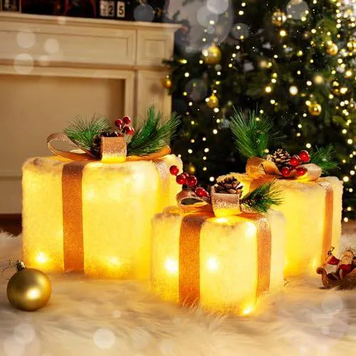 quntis-xmas-lights-geschenkbox-warmwei-3er-pack-60-led image 1