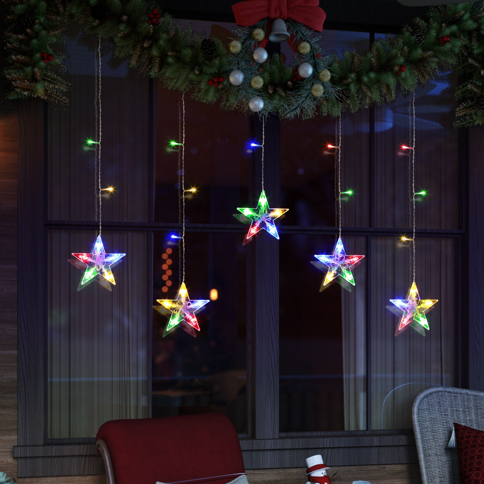 quntis-xmas-lights-sternenvorhang-36-leds-warmwei image 4