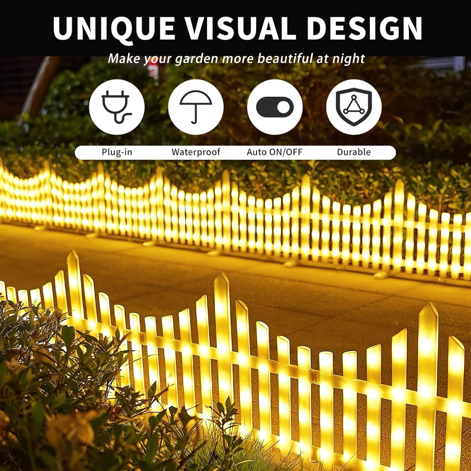 quntis-xmas-lights-lichterzaun-2-8m-288-led-warmwei-8er-set image 3