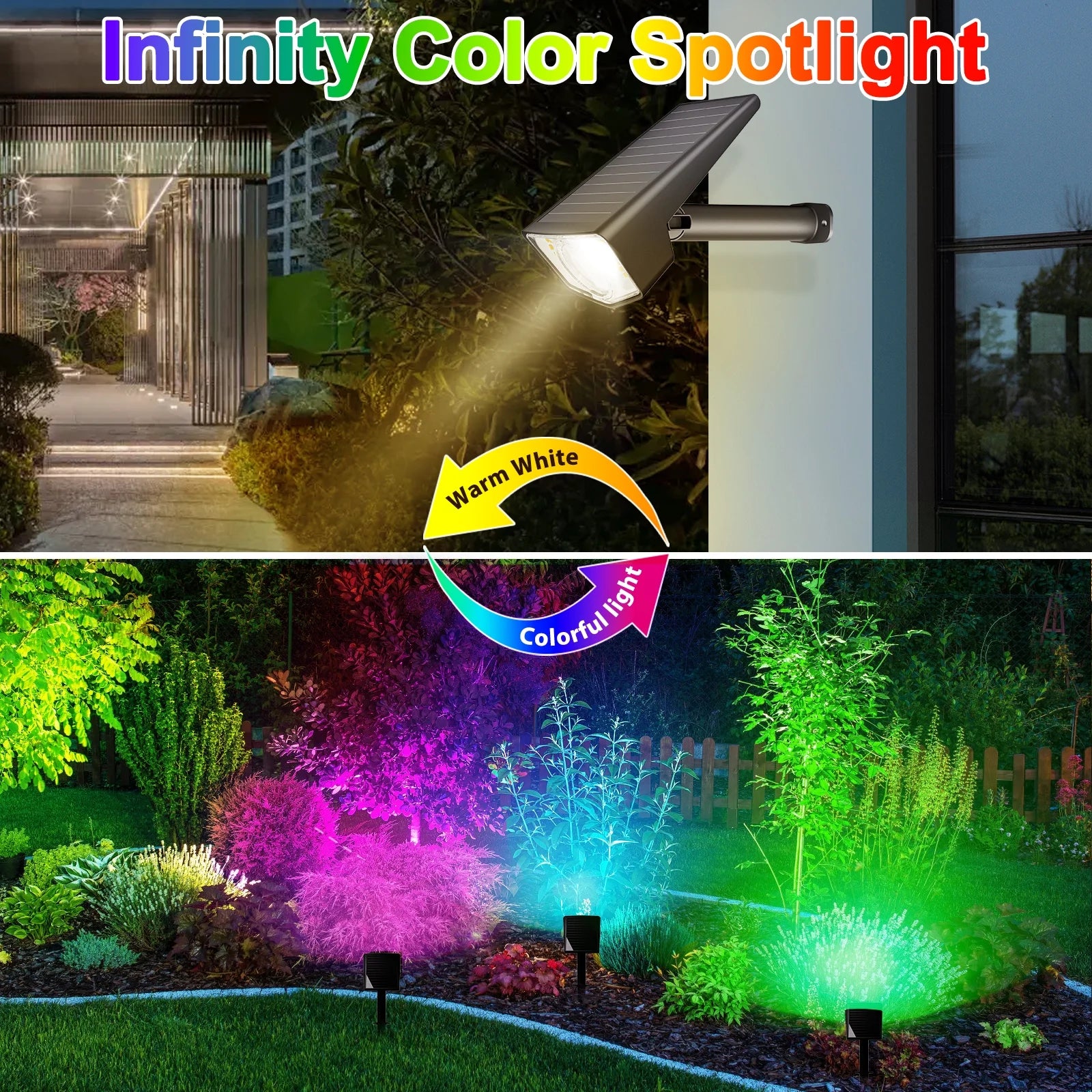 quntis-led-solar-lights-rgb-solarstrahler-garten-ip65-bunt image 2