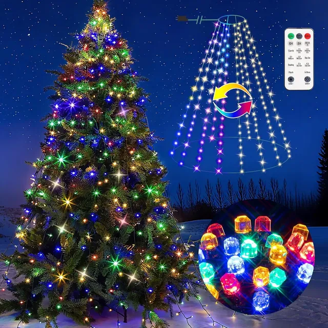 quntis-xmas-lights-400-led-lichterkette-farbwechsel-dimmbar-ip44 image 1