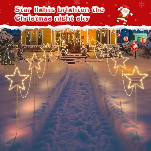 quntis-xmas-lights-led-sterne-wegleuchten-2er-pack-farbwechsel image 3