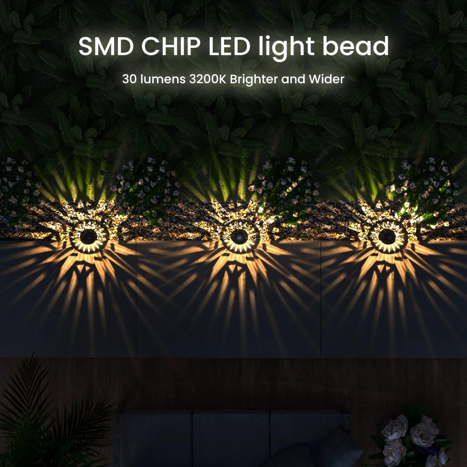 quntis-led-solar-lights-wegleuchte-erdspie-8er-pack-warmwei-ip65 image 5