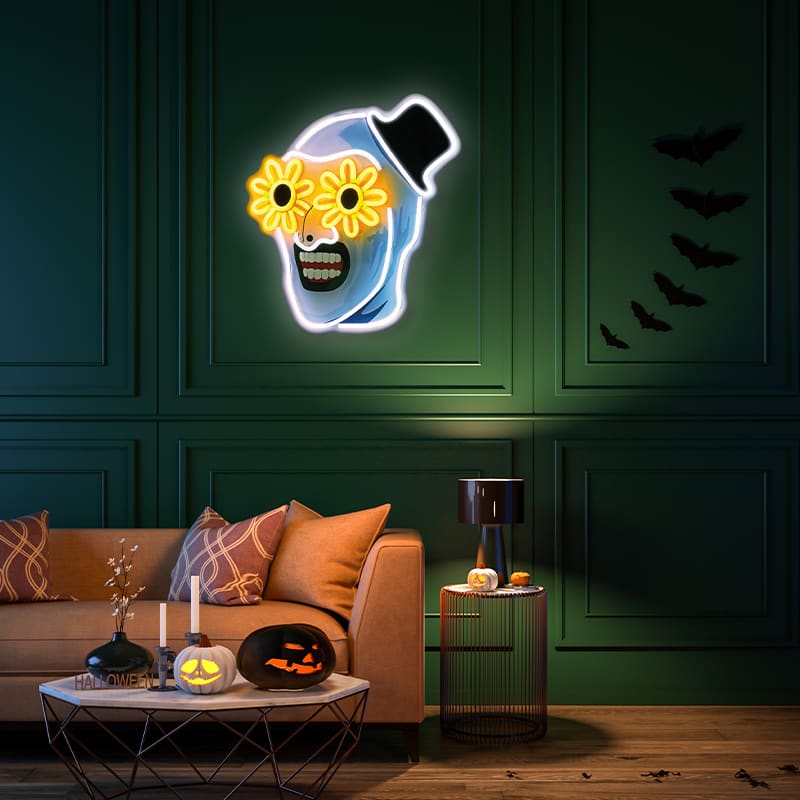 quntis-halloween-lights-neon-sign-clown-40-cm-dimmbar image 5
