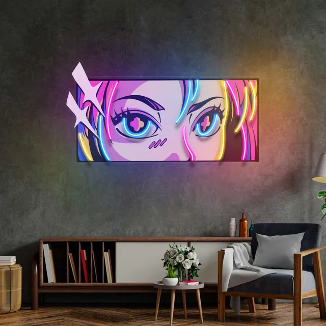 quntis-neon-signs-anime-eyes-neonschild-50cm-gaming-zimmer image 1