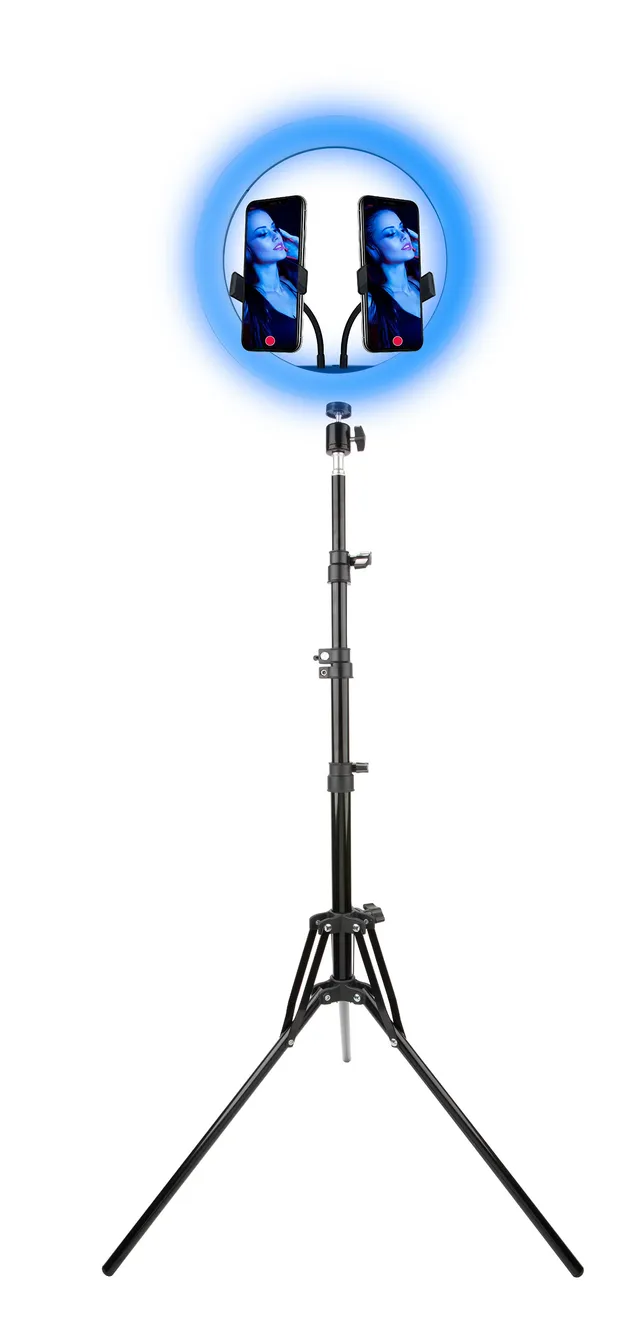 vivitar-vlogging-ringleuchte-12-zoll-led-mit-stativ-set image 1