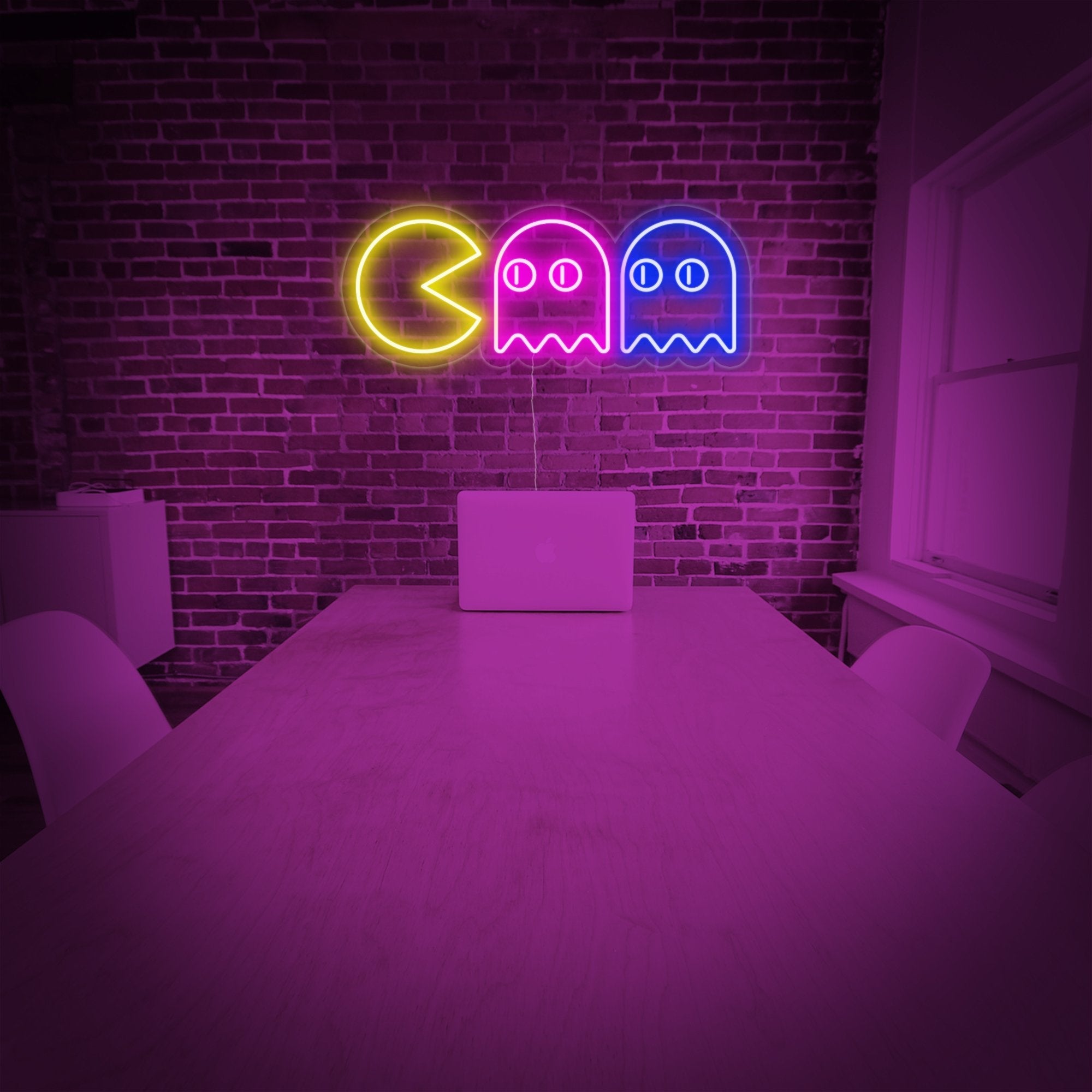 quntis-neon-signs-pac-man-led-neonschild-40cm-gaming image 2