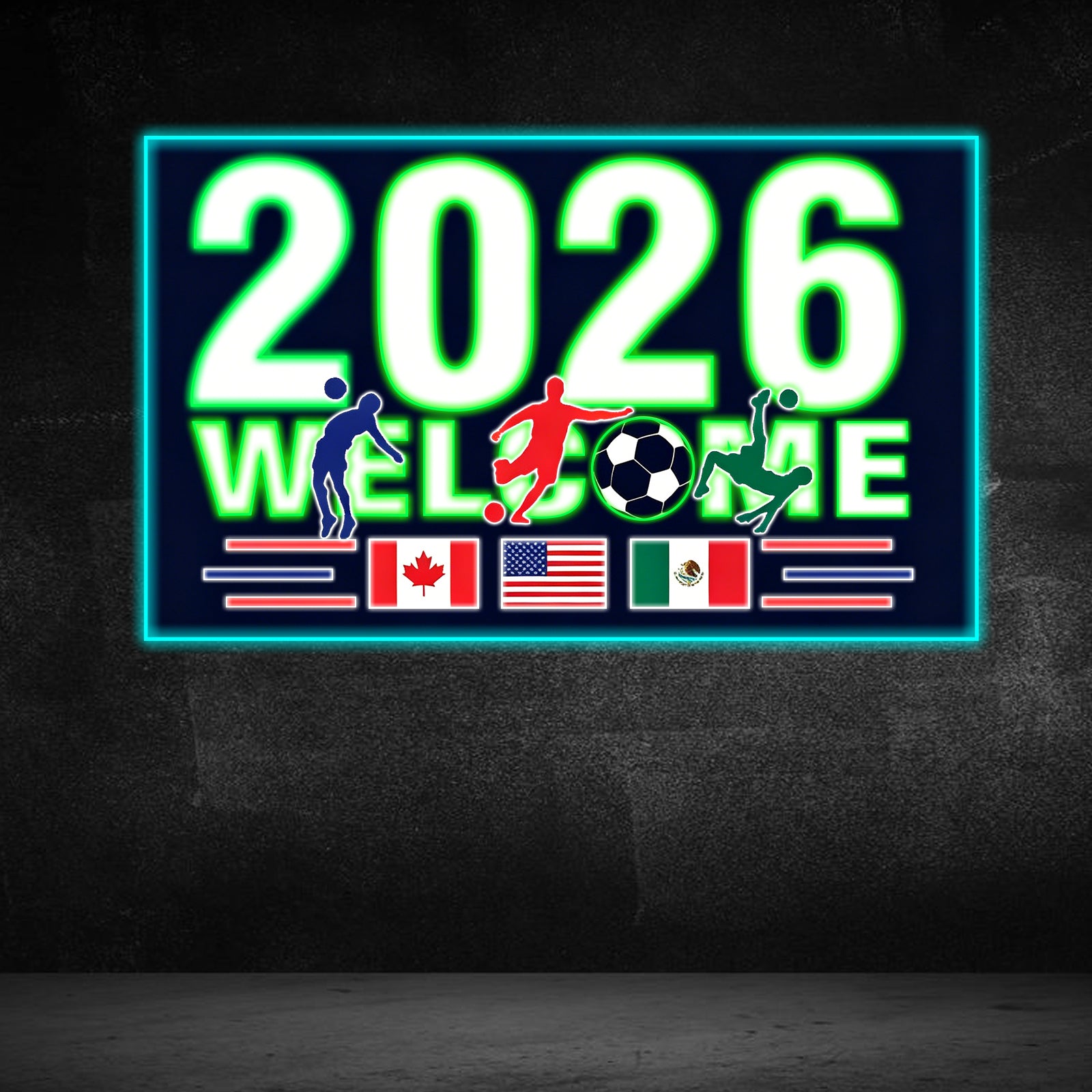 quntis-neon-signs-world-cup-welcome-neonschild-33-zoll-led image 2