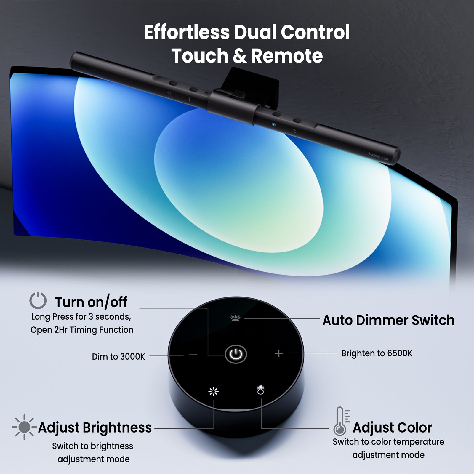 quntis-focus-series-monitorlampe-screenbar-auto-dimming image 5