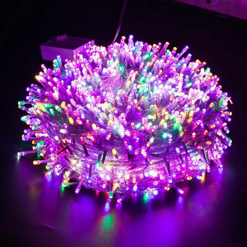 quntis-xmas-led-lichterkette-50m-400-lichter-warmwei image 1