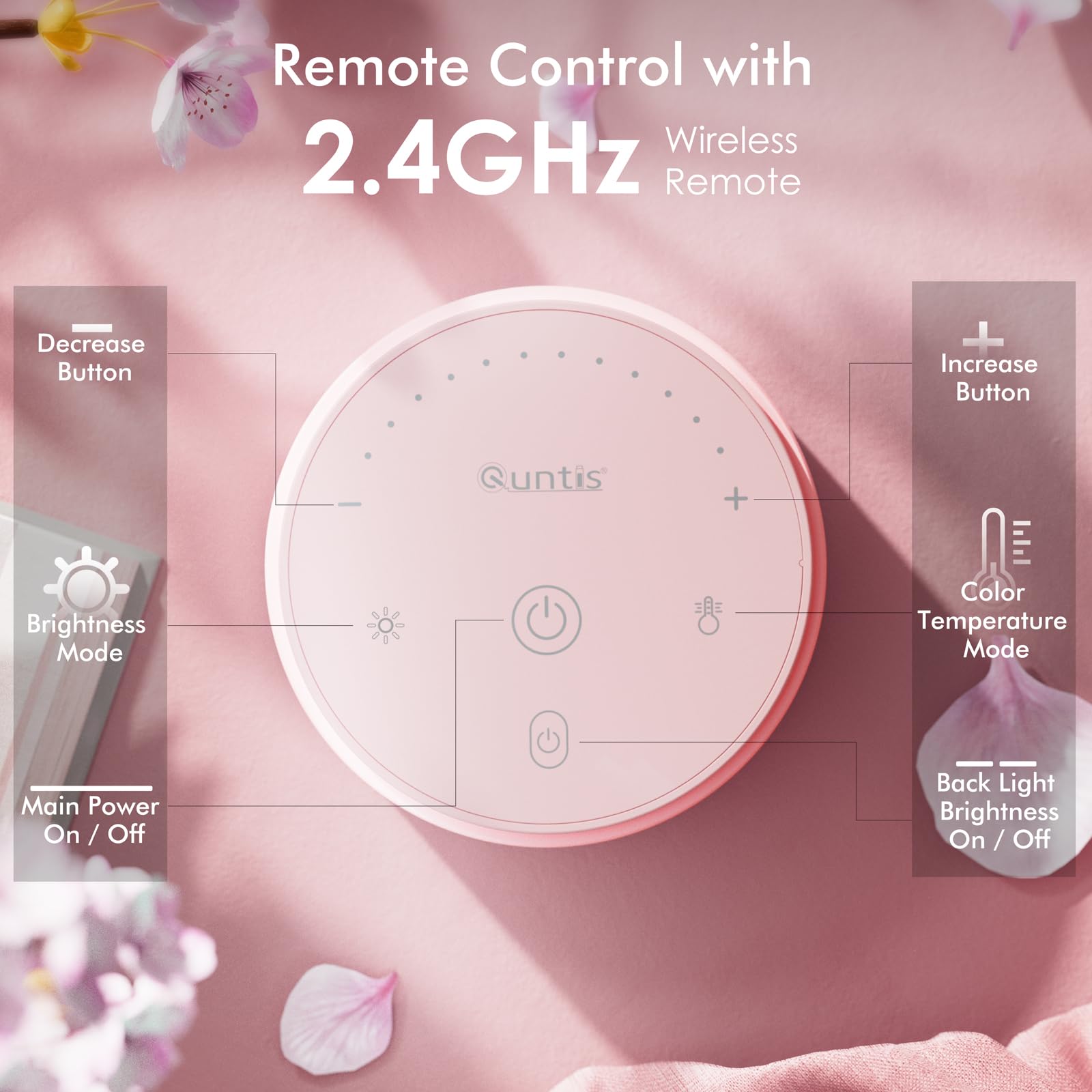 quntis-glow-series-monitor-light-bar-41-cm-pink-mit-fernbedienung image 4