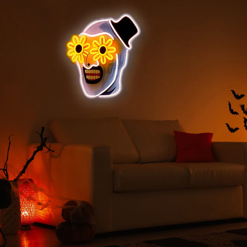 quntis-halloween-lights-neon-sign-clown-40-cm-dimmbar image 7
