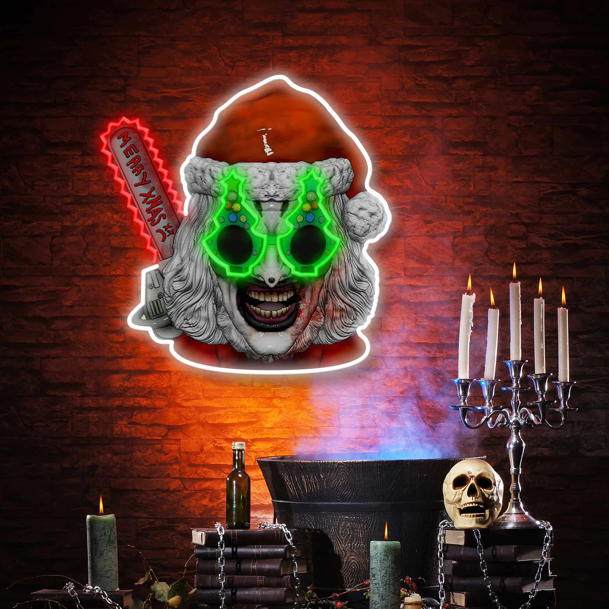 quntis-xmas-lights-terrifier-neonschild-40cm-art-the-clown image 1