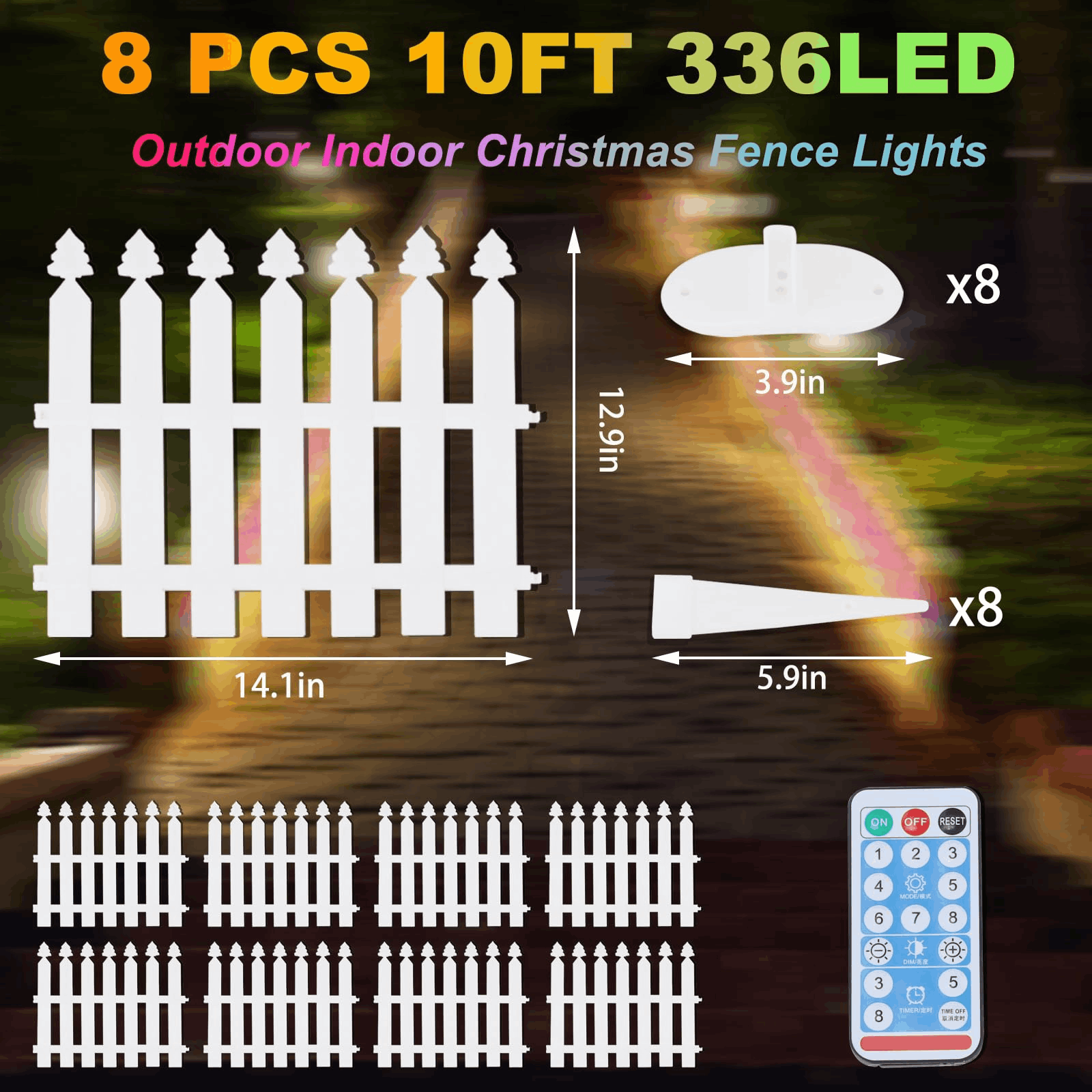 quntis-xmas-lights-lichterzaun-2-8m-336-led-8-modi image 5