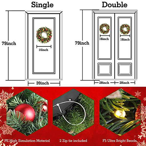 quntis-xmas-lights-weihnachtskranz-40cm-led-warmwei image 5