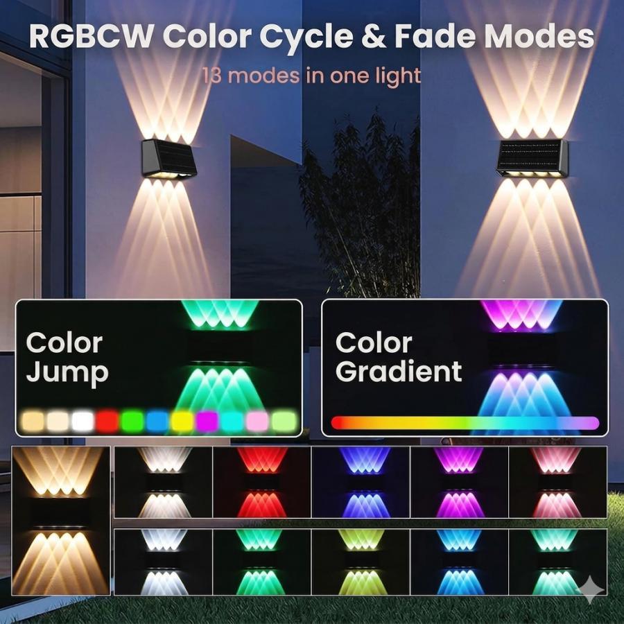 quntis-led-solar-lights-solar-zaunleuchte-6er-set-rgbcw-ip65 image 2