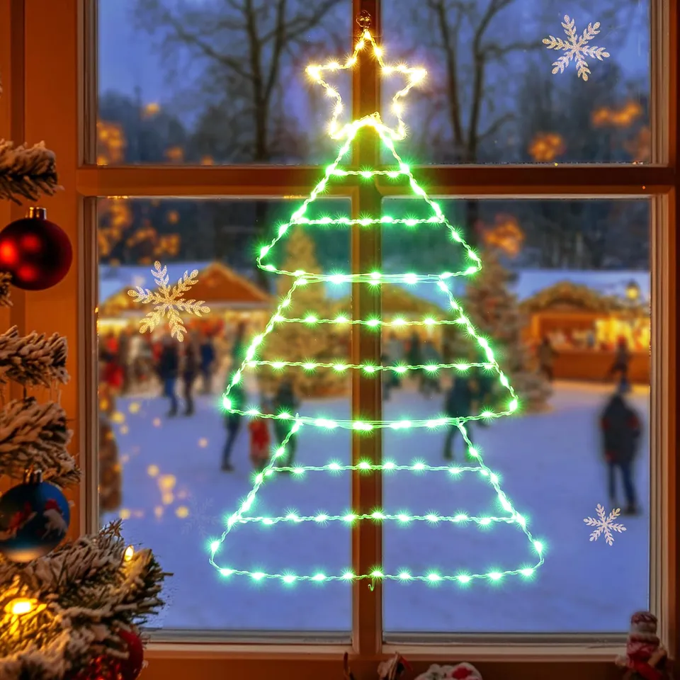 quntis-xmas-lights-tannenbaum-fenster-lichterkette-warmwei-batterie image 1