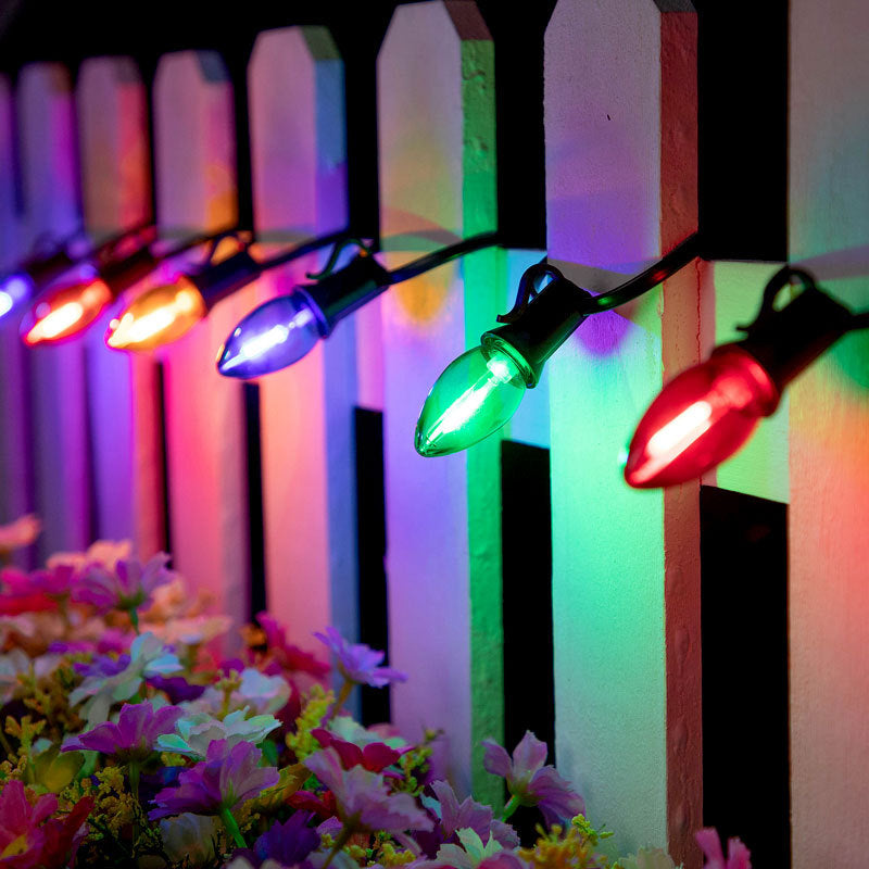 quntis-xmas-lights-c7-lichterkette-rgb-bunt-20m-48-lampen-e12 image 3