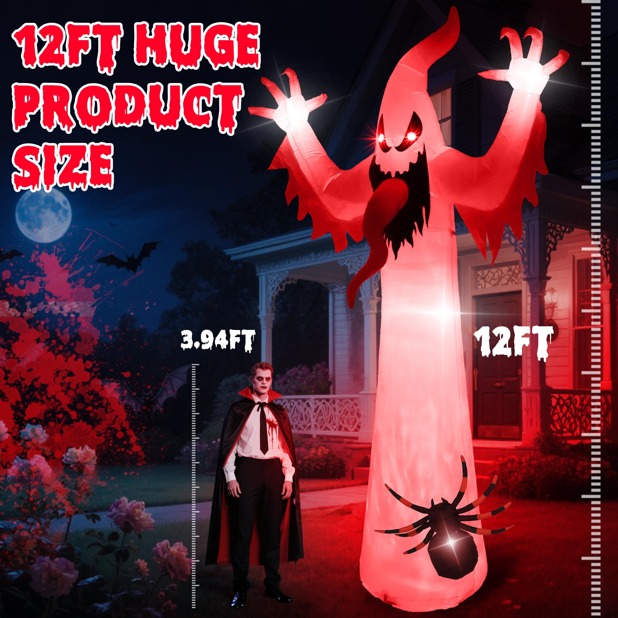 quntis-halloween-lights-aufblasbarer-geist-12ft-mit-spinne-led image 7