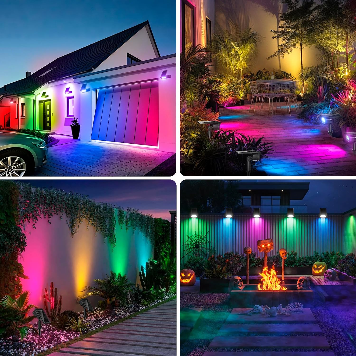 quntis-led-solar-lights-rgbcw-solar-spots-4pcs-ip65 image 5