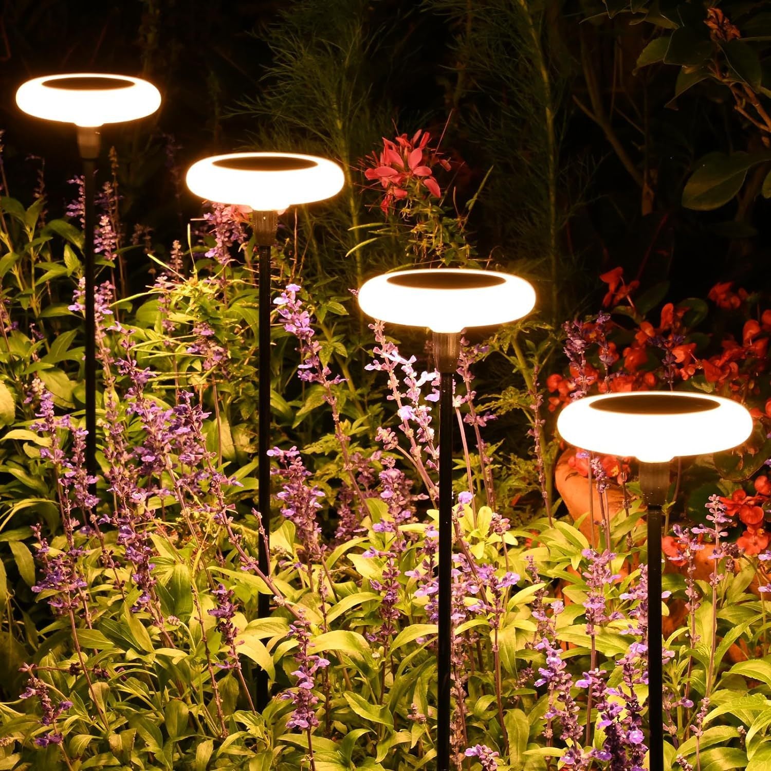 quntis-led-solar-lights-ufo-garten-4er-set-warmwei image 3