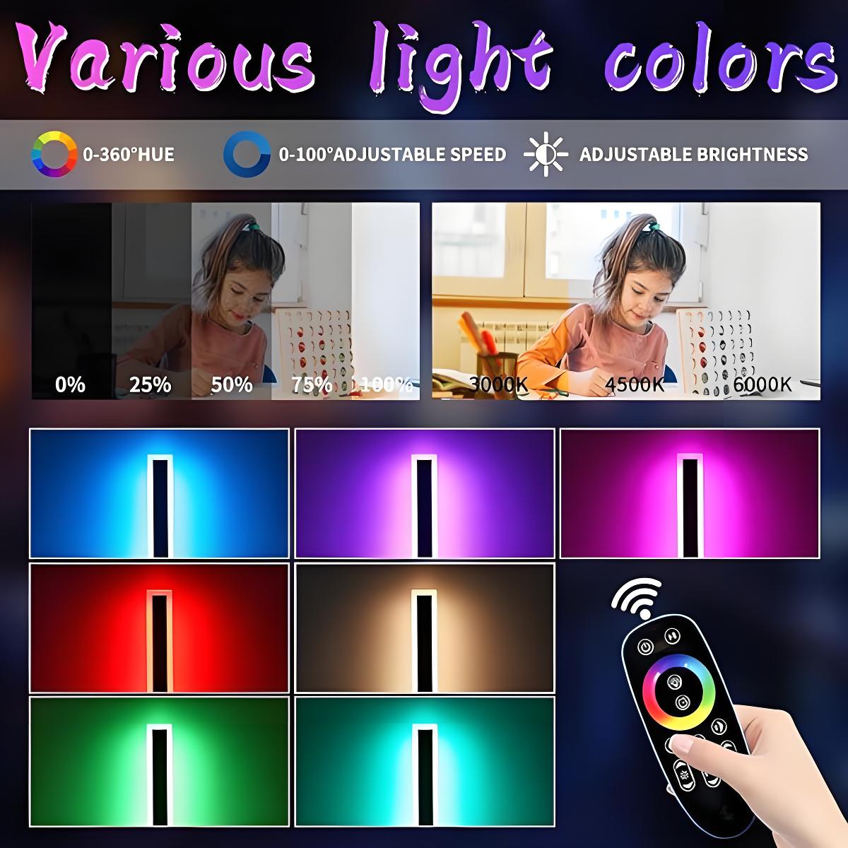 quntis-gaming-rgb-lights-wandleuchte-30cm-rgbicw-dimmbar-ip65 image 5