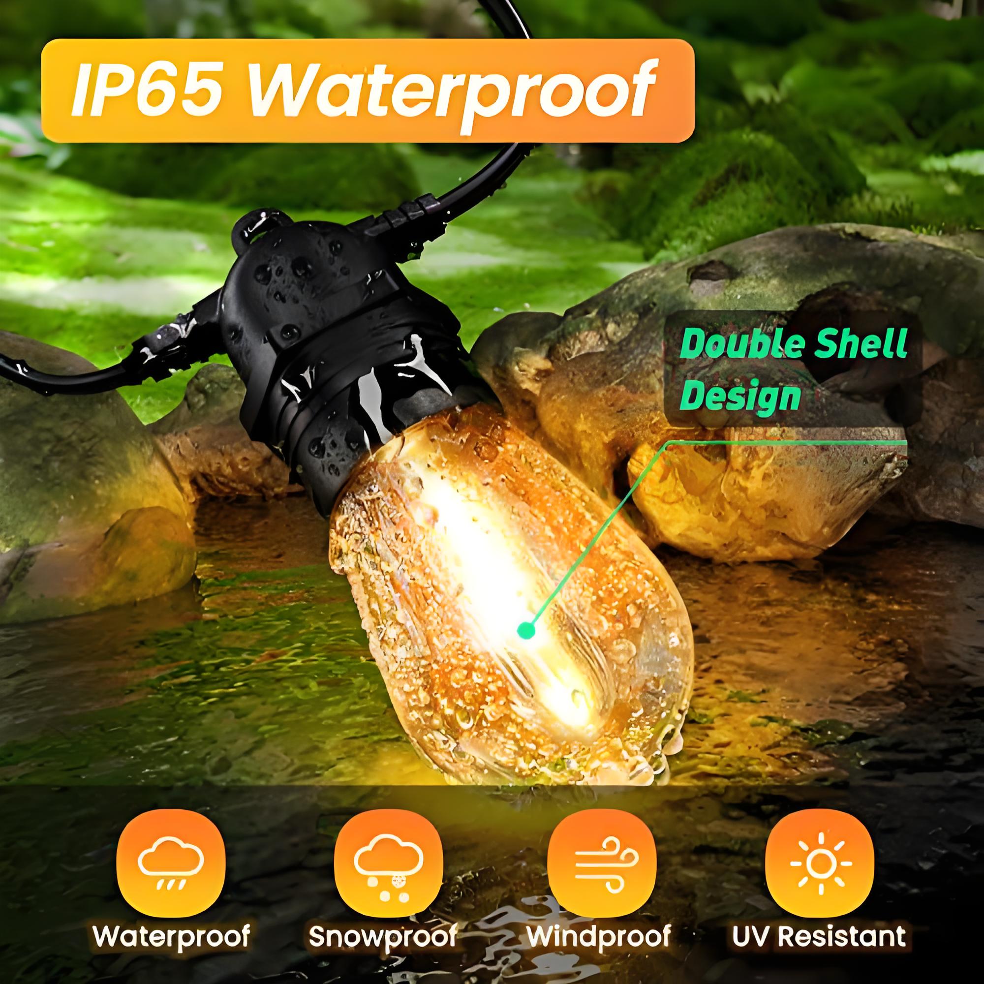 quntis-led-solar-lichterkette-16-5-m-warmwei-s14-16-bulbs image 2