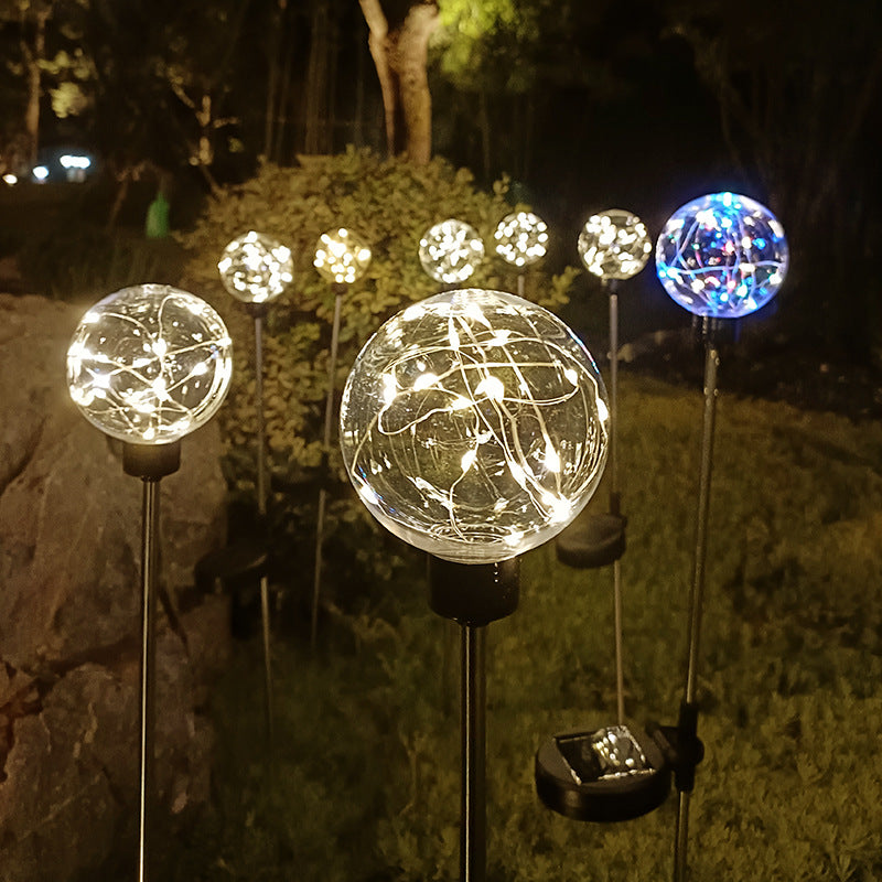 quntis-xmas-lights-solar-kugel-4er-set-warmwei-spie image 2