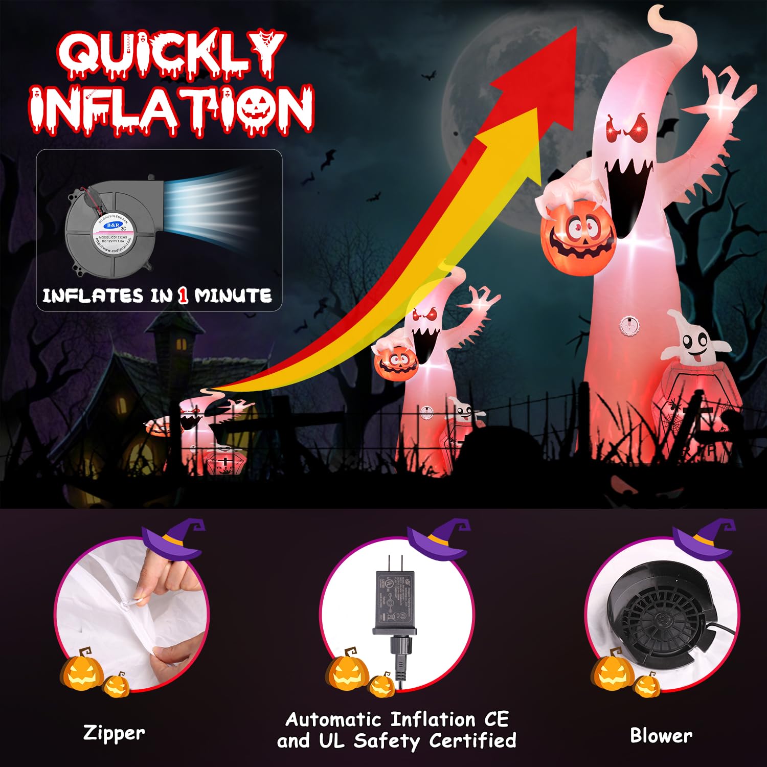quntis-halloween-lights-geist-aufblasbar-3-6m-mit-sound image 4