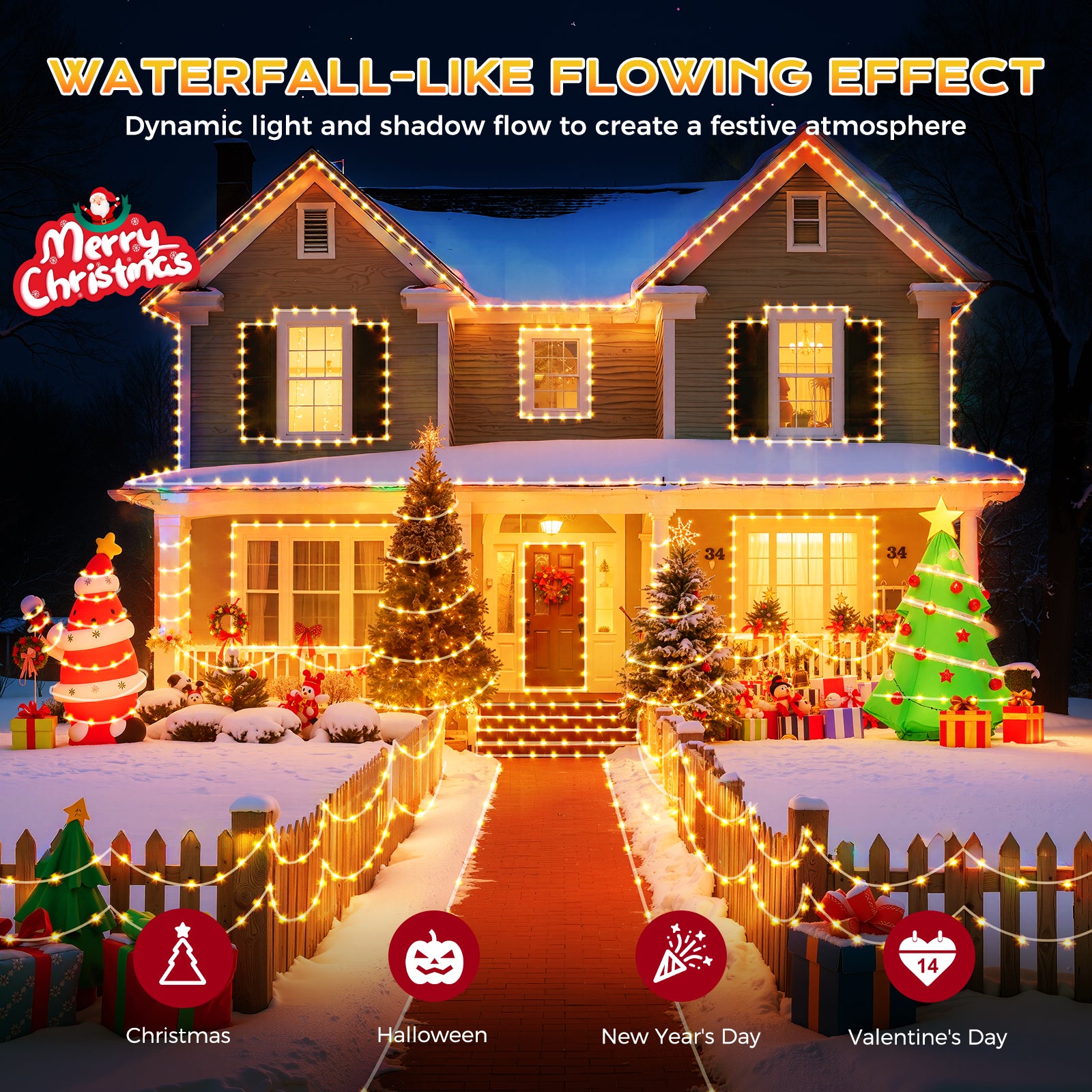 quntis-xmas-lights-schlauch-lichterkette-20m-warmwei-400-led image 2