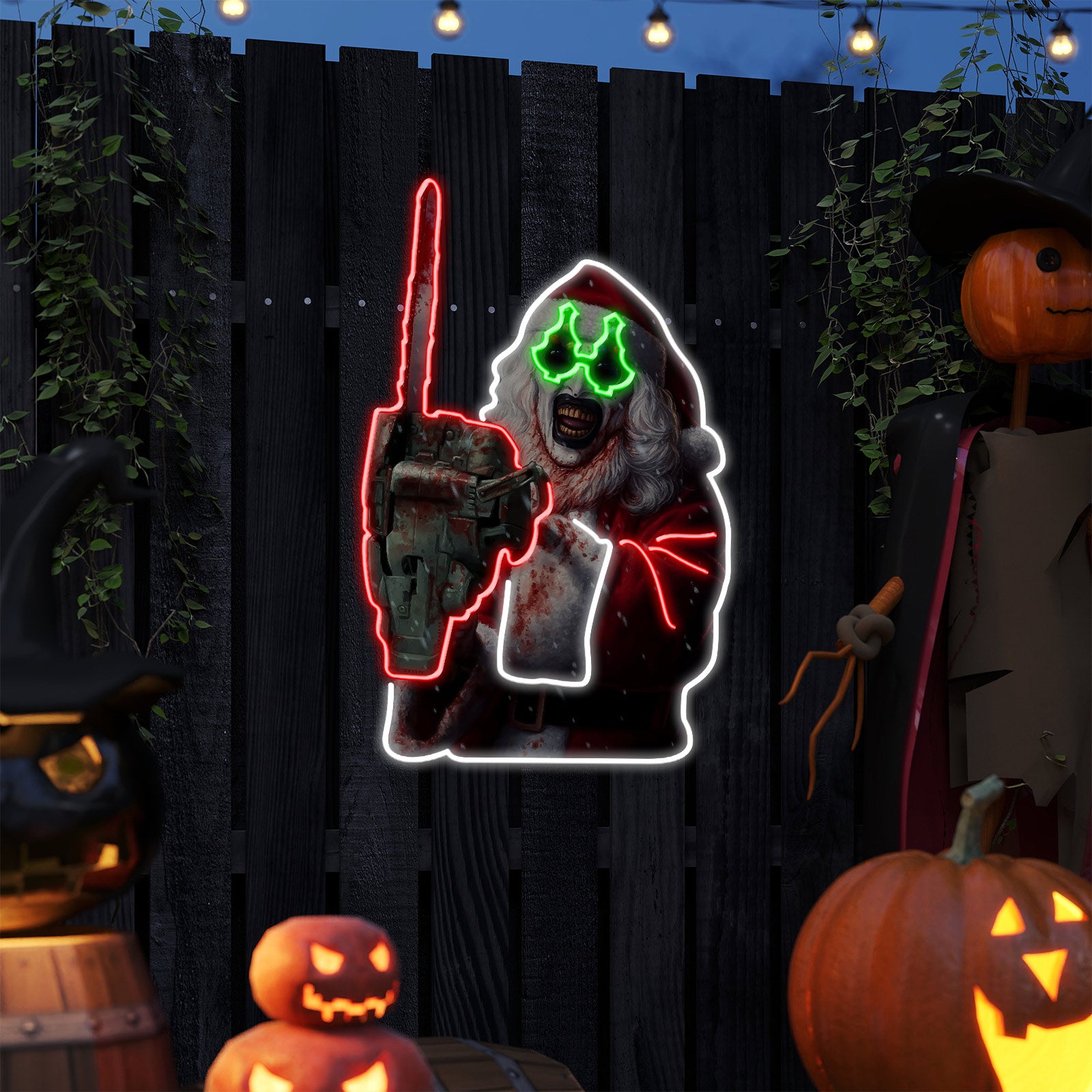 quntis-halloween-lights-terrifier-3-neon-sign-led-50cm-art-the-clown image 4