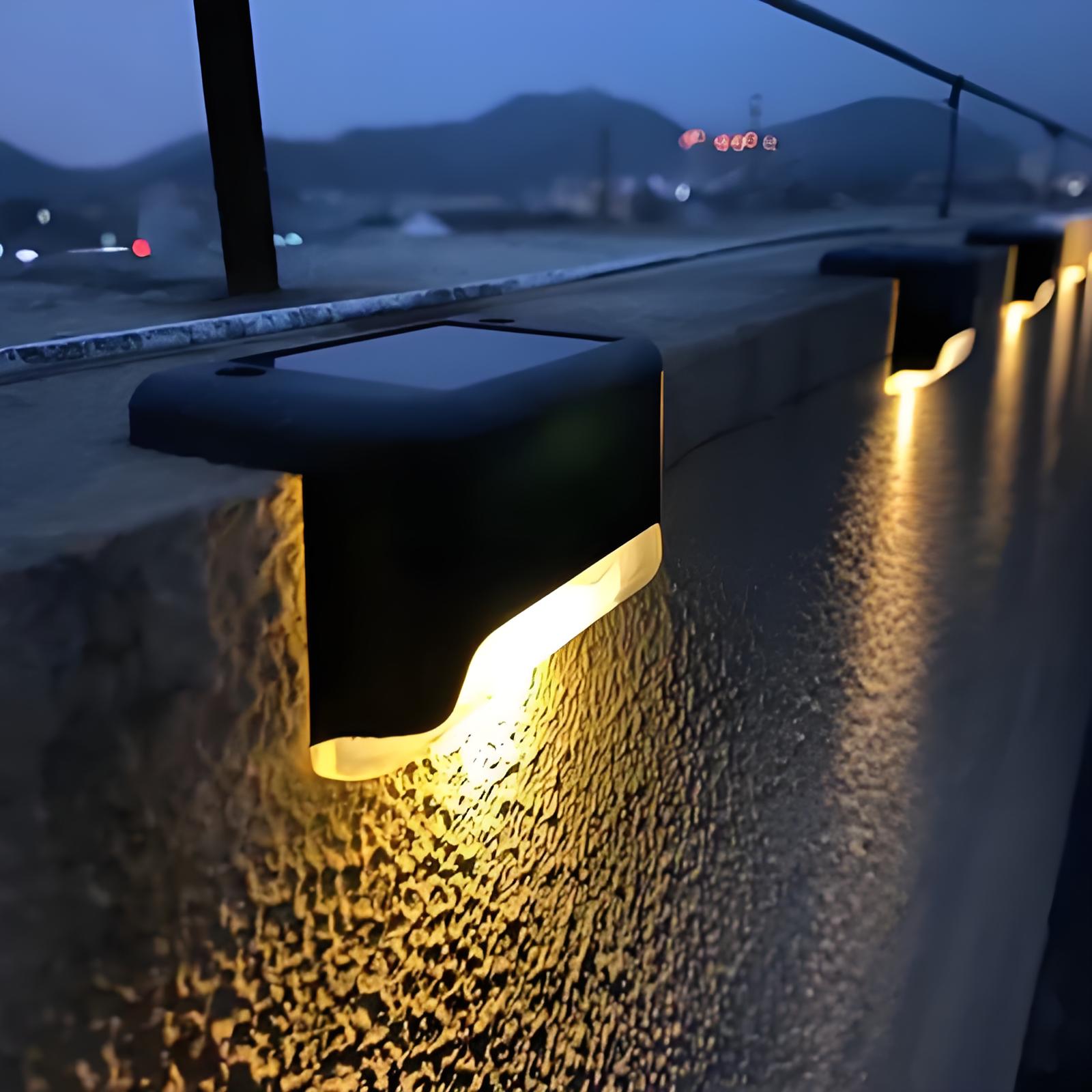 quntis-led-solar-lights-treppenlicht-4er-warmwei-schwarz image 3