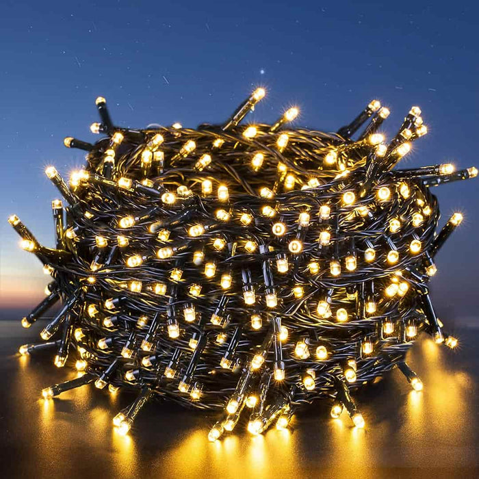 quntis-xmas-lichterkette-batterie-300-leds-40m-warmwei-timer image 1