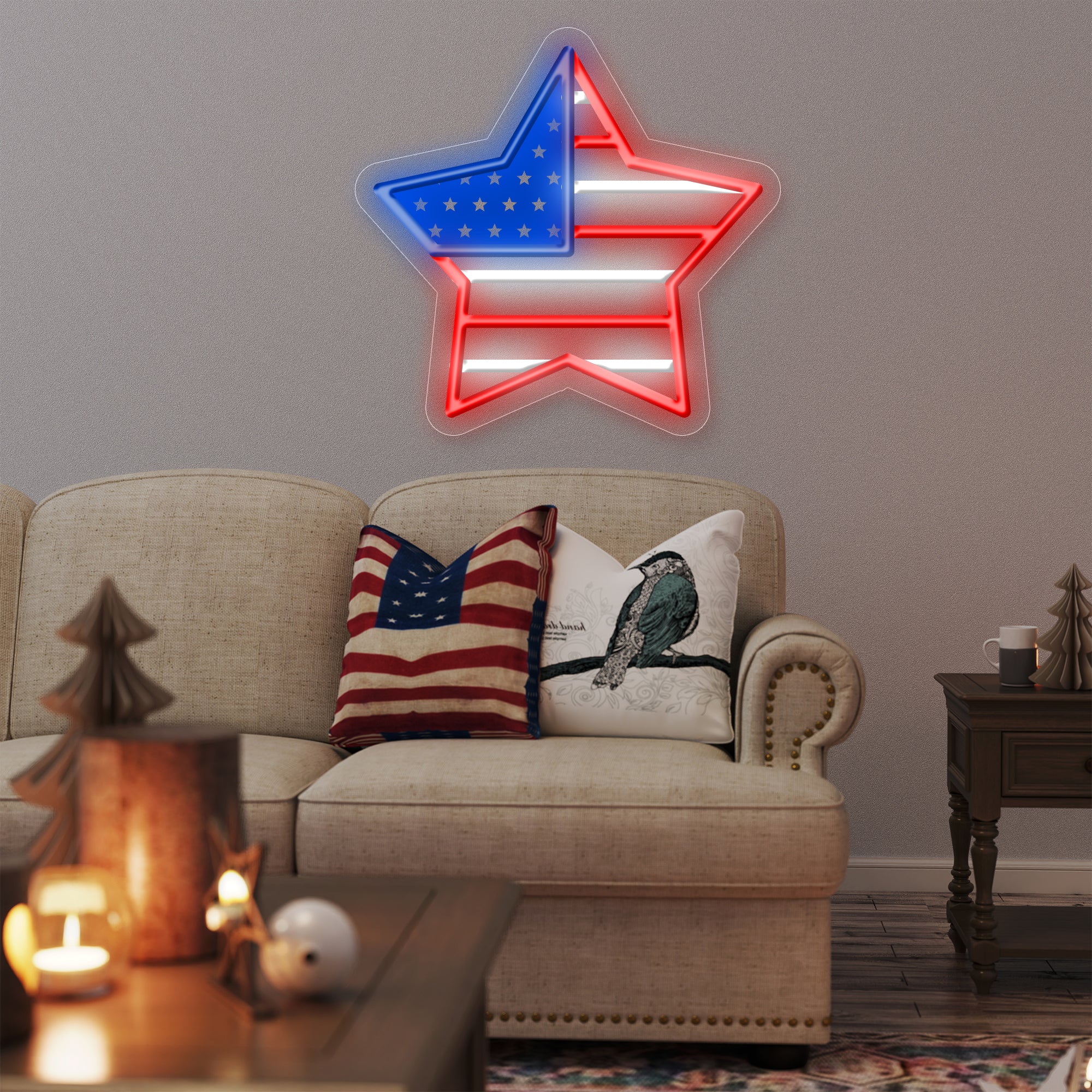 quntis-neon-signs-stern-neonschild-40cm-led-wanddeko image 4