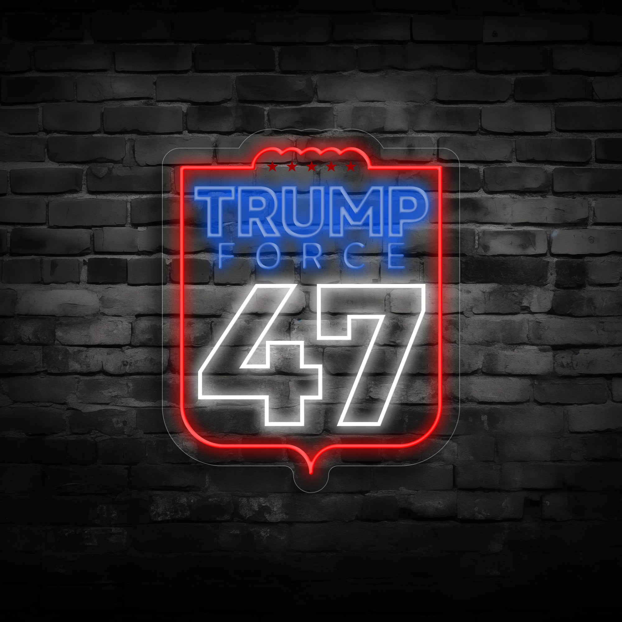 quntis-neon-signs-trump-47-neon-schild-50cm-led image 1