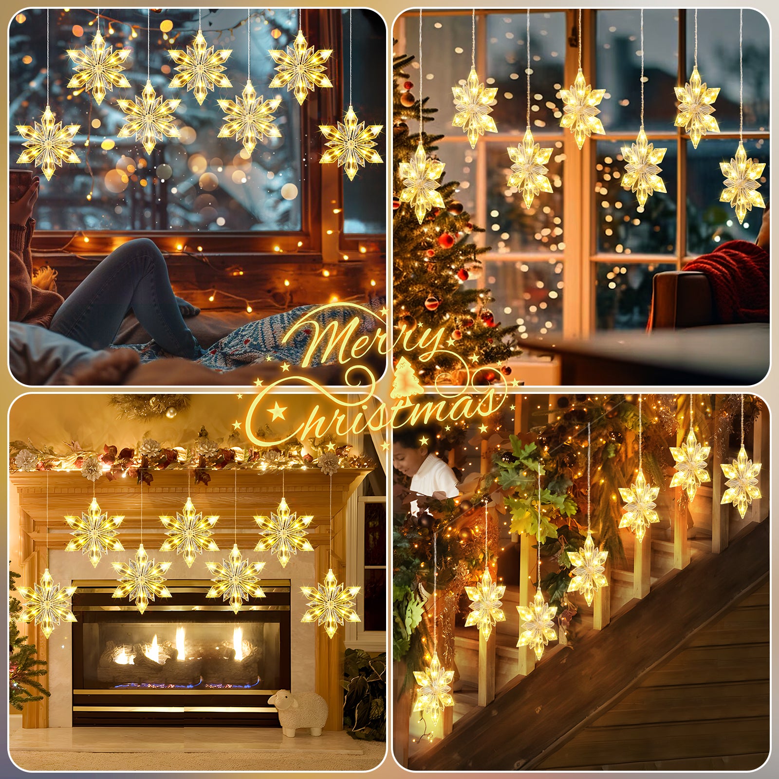 quntis-xmas-lights-schneeflocken-lichterkette-7-tlg-warmwei image 7